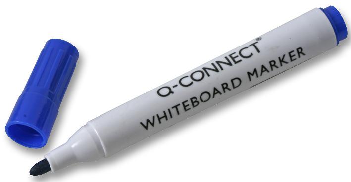 KF26036 MARKER WHITEBOARD 10PK BLUE Q CONNECT