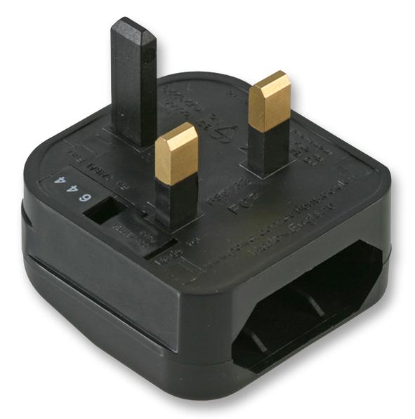 FCP-BK-3A CONVERTER PLUG EUROPEAN BLACK 3A POWERCONNECTIONS