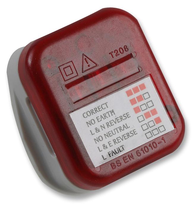 T203 PLUG, MAINS TESTER PRO ELEC