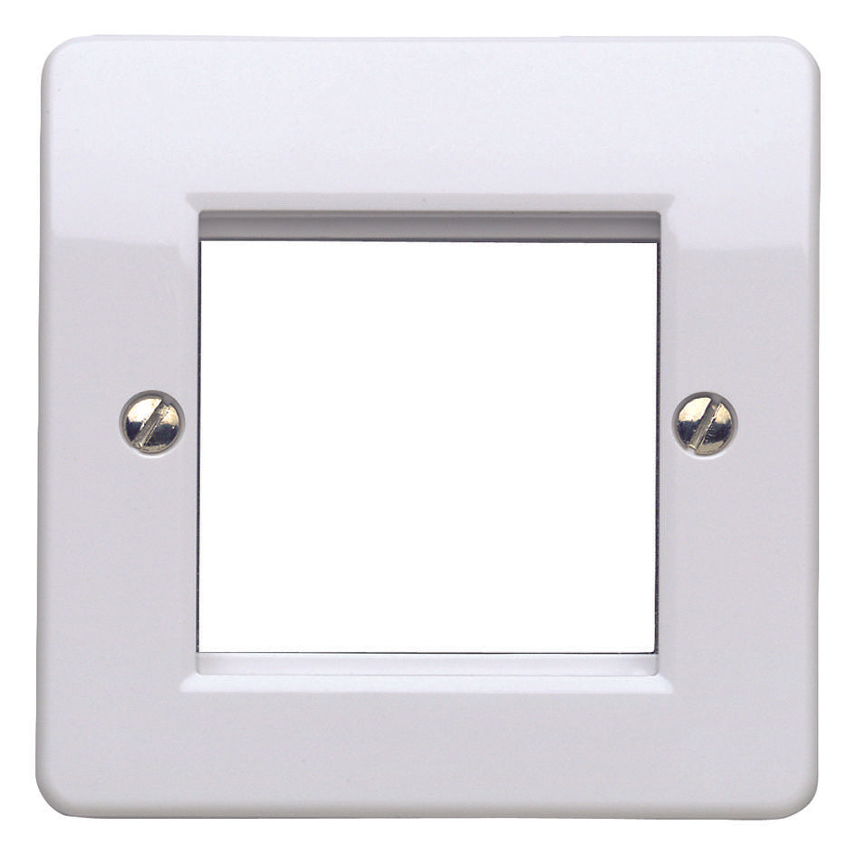 K182WHI FRONTPLATE, 1GANG, 50 X 50 MM, WHITE HONEYWELL