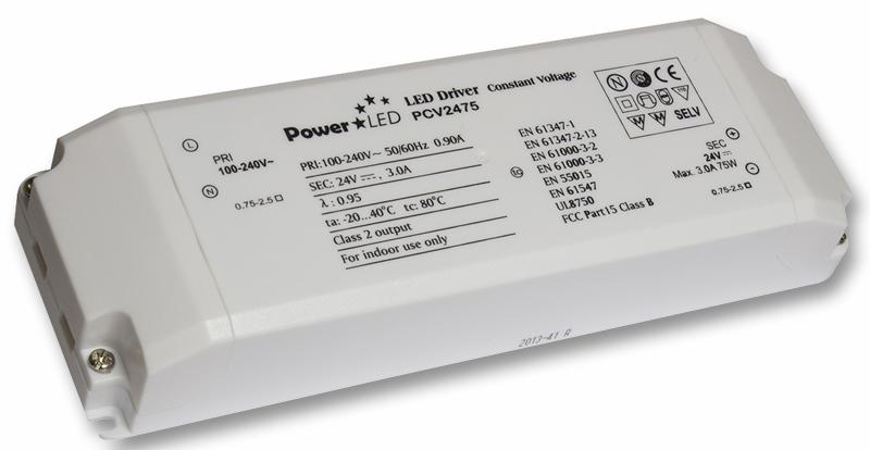PCV2475 LED DRIVER C/V 24V 75W SUNPOWER
