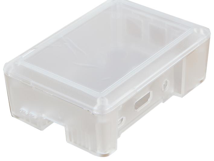 RBPLU-CLEAR-PI3 CASE, FOR RASPBERRY PI 3B, 2B, B+, CLEAR CYNTECH