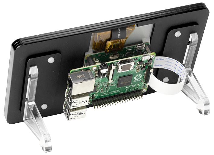 PIM122 7" RPI TOUCHSCREEN DISPLAY FRAME, NOIR PIMORONI