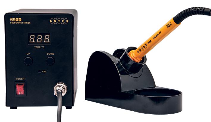 690D SOLDERING STATION, UK PLUG, 50W, 230V ANTEX