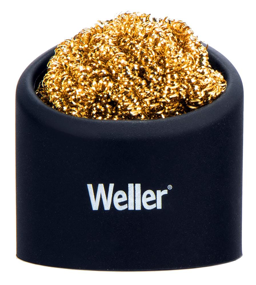 WLACCBSH-02 BRASS TIP WIRE SPONGE CLEANER W/HLDR WELLER