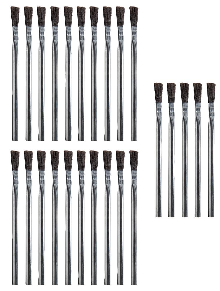 WLACCFB-02 FLUX BRUSH, ROUND HANDLE, PK25 WELLER