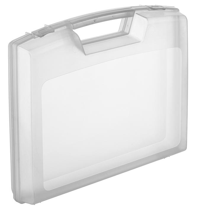 17025T STORAGE CASE, POLYPROPYLENE, CLEAR MULTICOMP PRO