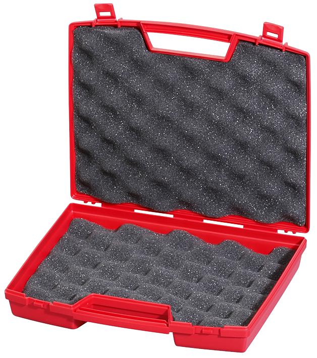 17025.096.GPB STORAGE CASE, POLYPROPYLENE, RED MULTICOMP PRO