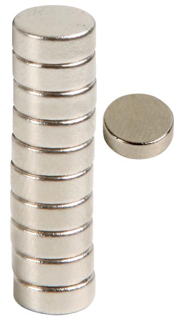 MAGNET5 MAGNET, BUTTON, 8X3MM (10PK) VELLEMAN SA
