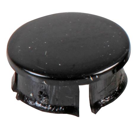 499.643 CAP, KNOB, GLAZED, BLACK MENTOR