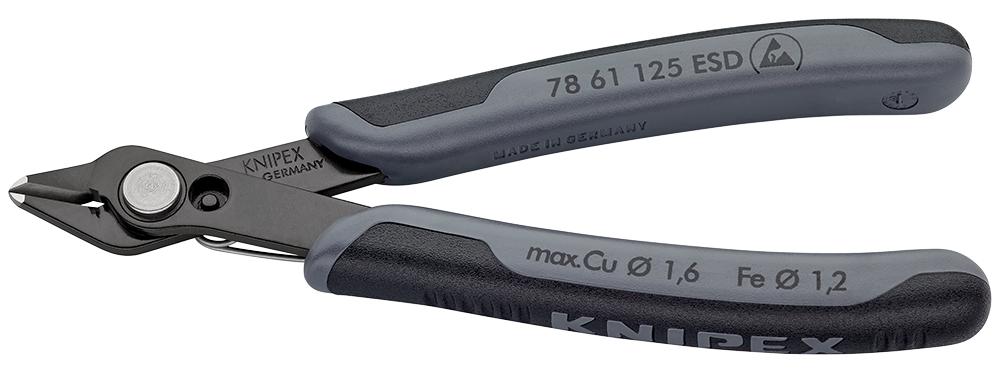 78 61 125 ESD CUTTER, SIDE, ESD KNIPEX