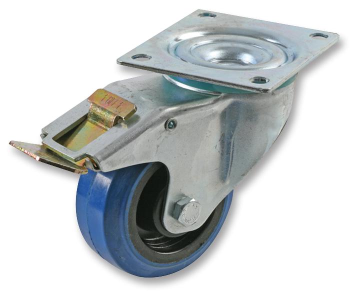 W0985/80 CASTOR, 80MM, SWIVEL, BRAKED PENN ELCOM