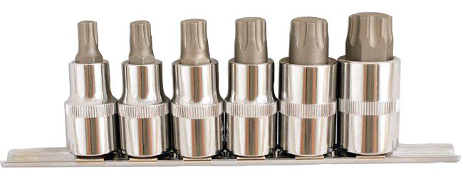 5214 TORX PLUS BIT SET, 1/2 IND, 6PC LASER