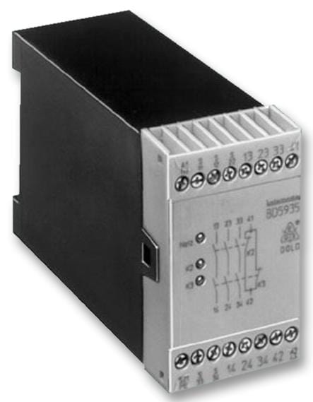 DOLD Safety BD 5935.48 AC 50/60HZ 230V RELAY, SAFETY, 3NO, SPST-NC, 250VAC, 5A DOLD 9514368 BD 5935.48 AC 50/60HZ 230V