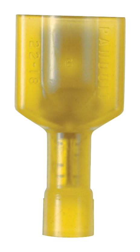 PANDUIT Crimp Terminals - Quick Connect & Disconnect DNF10-250FIMB-Q MALE DISCONNECT, 6.35MM, 12-10AWG, YEL PANDUIT 2803155 DNF10-250FIMB-Q