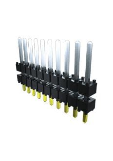 SAMTEC Stacking DW-04-08-F-S-325 STACKING CONN, HDR, 4POS, 1ROW, 2.54MM SAMTEC 3683609 DW-04-08-F-S-325