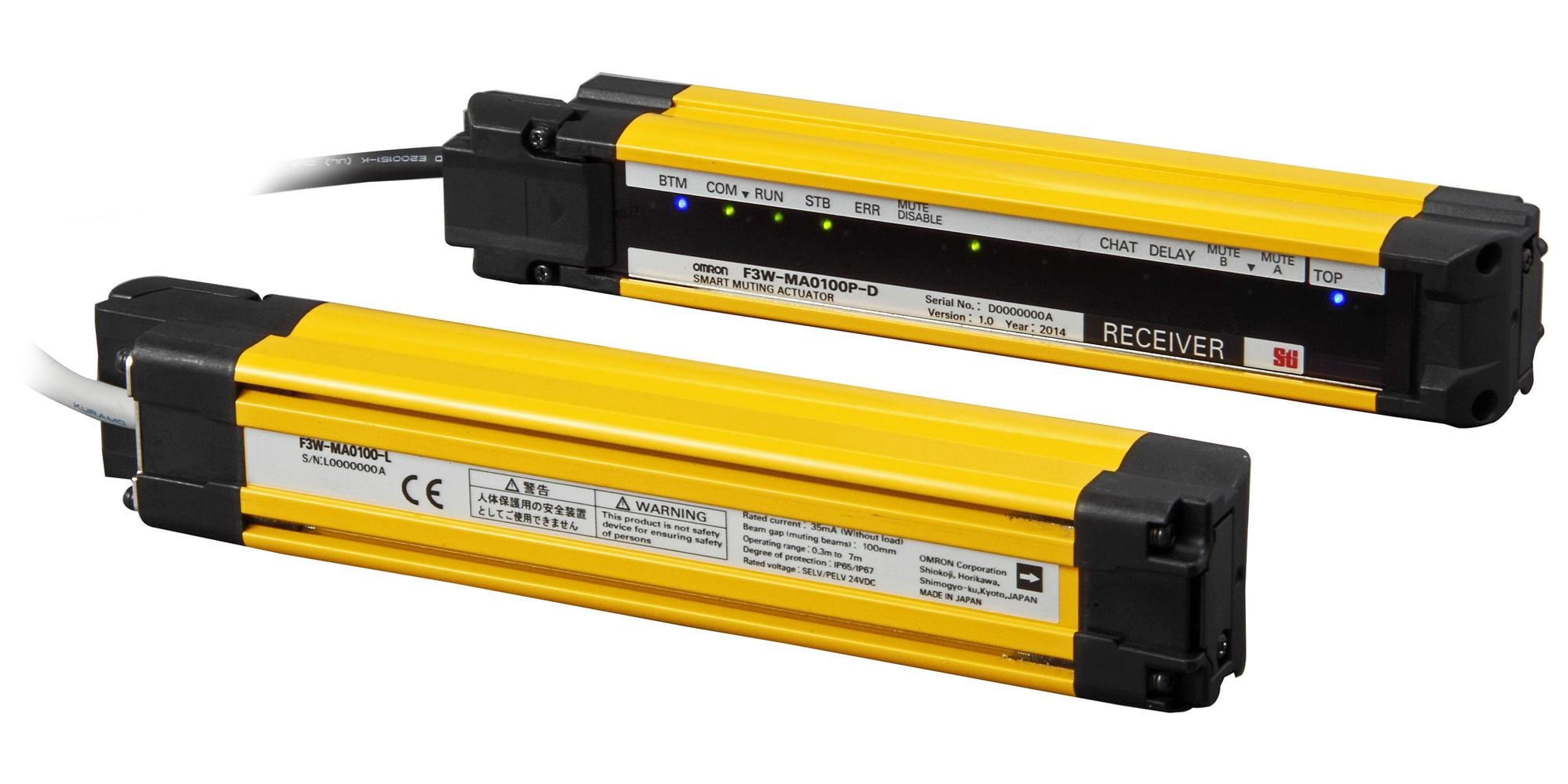 OMRON Safety Light Curtains F3W-MA0100P SAFETY LIGHT CURTAINS OMRON 3441259 F3W-MA0100P