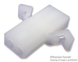 3061022 - Connector Housing, Pre-bent Mounting Ears, Standard .062" 1625, Receptacle, 2 Ways, 3.68 mm - MOLEX