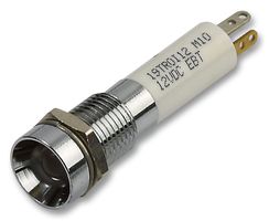 19TR0I24 - Multicolour Panel Indicators, Bright Chrome Bezel, Red, Yellow, Green, 8 mm, R 20mA, Y 40mA, G 20mA - CML INNOVATIVE TECHNOLOGIES