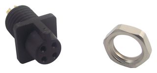 09 9766 30 04 - Circular Connector, 709 Series, Panel Mount Receptacle, 4 Contacts, Solder Socket - BINDER