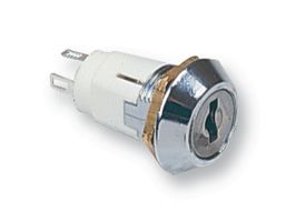 SRL-5-E-D-2 - Keylock Switch, SPDT, SRL, 2 Position, Solder, 1 A - LORLIN
