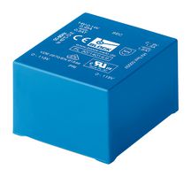 FL24/9 - PCB Transformer, UI 39 x 17, Encapsulated Safety Isolating, 2 x 115V, 2 x 9V, 24 VA, 50Hz / 60Hz - BLOCK