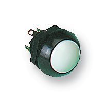 P9113129 - Industrial Pushbutton Switch, P9, 12 mm, SPDT-DB, Momentary, Flush, White - OTTO CONTROLS