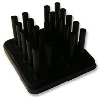 MBH19002-12P/2.6 - Heat Sink, BGA, Black Anodized, 7.9 °C/W, BGA, 19 mm, 12 mm, 19 mm - MALICO