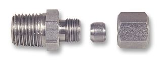 FC-200 - Compression Gland, 1/2" BSPT Tapered Thread, Stainless Steel, 6 mm Probes - LABFACILITY