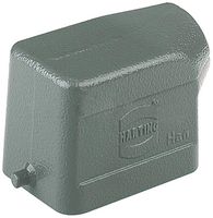 09300061541 - Heavy Duty Connector, Side Entry, Hood, Side Entry, Aluminium Body, 1 Lever, 6B - HARTING