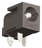 RAPC712BK - DC Power Connector, Jack, 5 A, 2.5 mm, PCB Mount, Through Hole - SWITCHCRAFT/CONXALL
