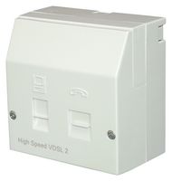 AAVNTECC - Centralised Filter Unit, High Speed, NTE5A, VDSL, RJ45, White, 86 mm x 86 mm x 51.5 mm - TUK