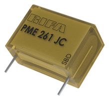 PME261EC6100KR30 - General Purpose Film Capacitor, Metallized Paper, Radial Box - 2 Pin, 0.1 µF, ± 10%, 300 V, 630 V - KEMET