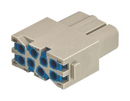 09140082733 - Heavy Duty Connector, Han-Modular EE, Module, 8 Contacts, Receptacle, Push Lock Socket - HARTING