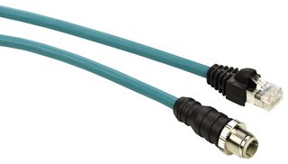 TCSECL1M3M10S2 - Sensor Cable, M12 Plug, RJ45 Plug, 4 Positions, 10 m, 33 ft, ConneXium - SCHNEIDER ELECTRIC