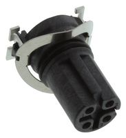 MSDS-04PFFT-EE0001 - Sensor Connector, M Series, M12, Female, 4 Positions, PCB Socket, Straight Panel Mount - AMPHENOL LTW