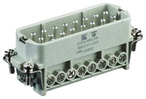 T2010322101-000 - Heavy Duty Connector, HA, Insert, 16+PE Contacts, Plug, Screw Pin - TE CONNECTIVITY