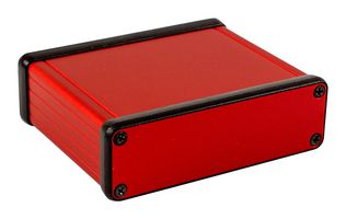 1455L801RD - Metal Enclosure, Small, Aluminium, 31 mm, 108 mm, 80 mm - HAMMOND
