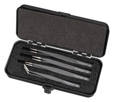32349 - Tweezer Set, ESD, Precision, SMD, Stainless Steel, 4 Piece - WIHA