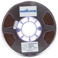 MC011449 - 3D Printer Filament, 1.75mm Dia, Brown, ABS, 1 kg - MULTICOMP