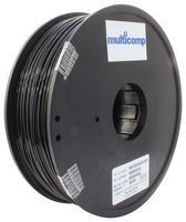 MC011465 - 3D Printer Filament, 1.75mm Dia, Black, PETG, 1 kg - MULTICOMP