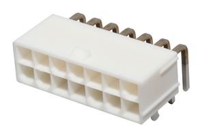 39-30-1162 - Pin Header, Power, Wire-to-Board, 4.2 mm, 2 Rows, 16 Contacts, Through Hole Right Angle - MOLEX
