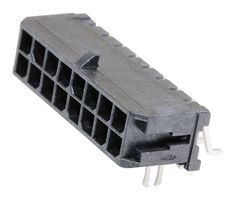43045-1606 - Pin Header, Power, 3 mm, 2 Rows, 16 Contacts, Surface Mount Right Angle, Micro-Fit 3.0 43045 - MOLEX