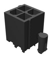 39-30-6047 - Pin Header, Power, 4.2 mm, 2 Rows, 4 Contacts, Through Hole Straight, Mini-Fit Jr. 5566 - MOLEX