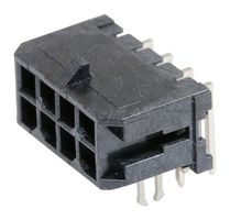 43045-0823 - Pin Header, Power, 3 mm, 2 Rows, 8 Contacts, Through Hole Right Angle, Micro-Fit 3.0 43045 - MOLEX