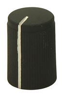 MP7251 - Knob, D Shaft, 6 mm, Aluminium, Round Knurled with Indicator Line, 10 mm, MC725 Range - MULTICOMP PRO