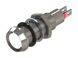 508-997-23 - LED Panel Mount Indicator, Cool White, 28 VDC, 8.1 mm, 20 mA, 14 cd, IP67 - MARL