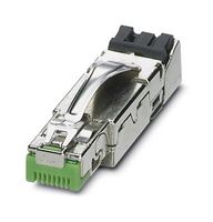 CUC-IND-C1ZNI-S/R4QV6 - Modular Connector, RJ45 Plug, 1 x 1 (Port), 6P6C, Cat5, IP20, Cable Mount - PHOENIX CONTACT