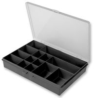 107914 - STORAGE BOX, 55MM X 332MM X 254MM/14COMP - RAACO