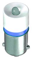 BA9SB24A - LED Replacement Lamp, Miniature Bayonet / BA9S, Blue, 490 mcd - APEM